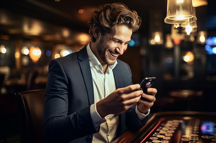 Tampilan meja kasino langsung madrid303 dengan dealer profesional siaran video